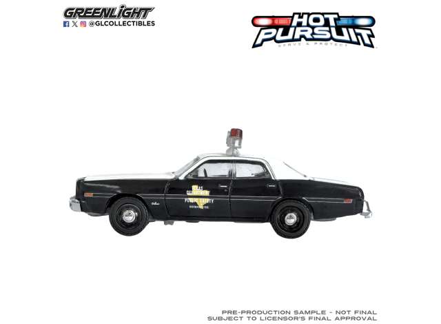 Pre-Order – 1989 Ford Mustang Royal Canadian Mounted Police *Hot Pursuit Series 48*, black/white 1:64 GreenLight Model (gl43060A) – ETA. September 2026