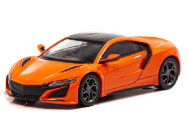 2019 Honda NSX (NC1), thermal orange pearl 1:64 Carnel Model