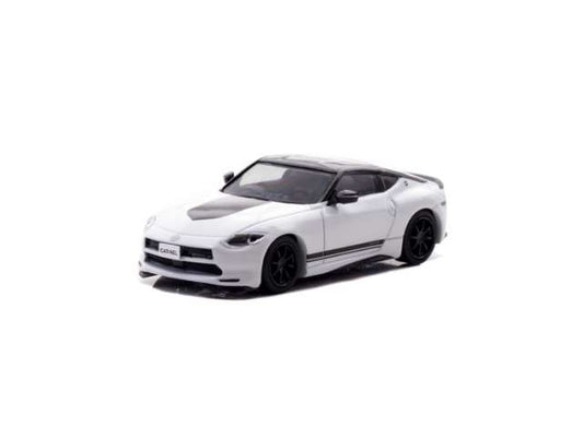 2023 Nissan Fairlady Z Version ST Customized Edition, stealth grey/super black 1:64 Carnel Model