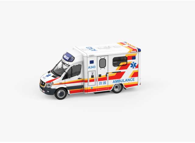 Pre-Order – Mercedes-Benz Sprinter, white/red 1:76 Tiny Toys Model (tinyATC66379) – ETA. September 2026