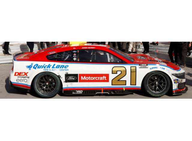 2025 Ford Mustang #21 Josh Berry *Motorcraft*, white/red/blue 1:64 Action Racing Collectibles Model