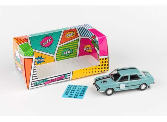 1960-1990 Skoda 105L, blue/black 1:43 Abrex Model