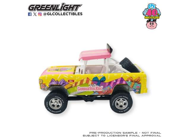 Pre-Order – 1972 Bronco BAJA, Adam Bomb 40th Anniversary *Garbage Pail Kids Series 9*, various 1:64 GreenLight Model (gl54130A) – ETA. September 2026