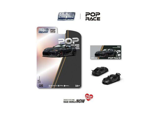 Enigma Exclusive Toyota Darwin Pro Supra Black 1:64 Pop Race Model (PRE 013)