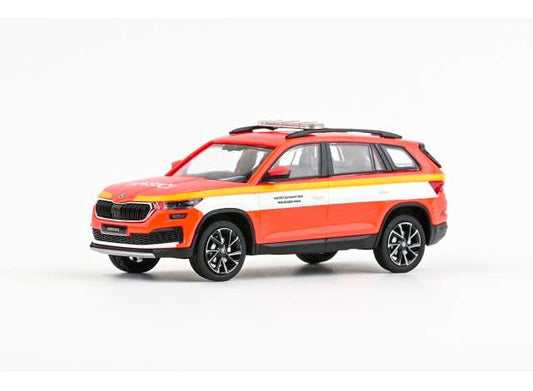 Pre-Order – 2021 Skoda Kodiaq FL Fire Brigade Of Pardubice Region, red/white 1:43 Abrex Model (ab143ABX-041XL08) – ETA. September 2026