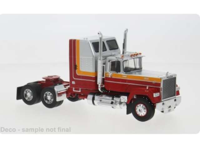 Pre-Order – 1985 Mack Superliner Magnum, silver/red 1:43 IXO Models Model (ixotr227) – ETA. July/August 2026