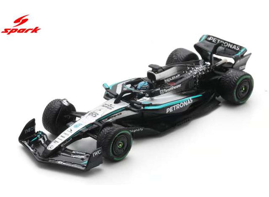 Pre-Order – 2025 Mercedes-AMG PETRONAS Formula One Team #63  George Russell, 3rd Australian GP 2025 1:64 Spark Model (spaY420) – ETA. September 2026