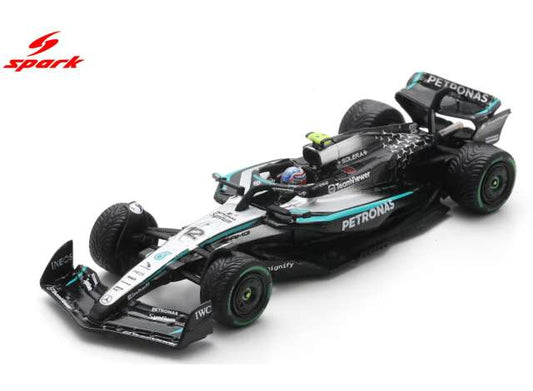 Pre-Order – 2025 Mercedes-AMG PETRONAS Formula One Team #12  Kimi Antonelli, 4th Australian GP 2025 1:64 Spark Model (spaY421) – ETA. September 2026