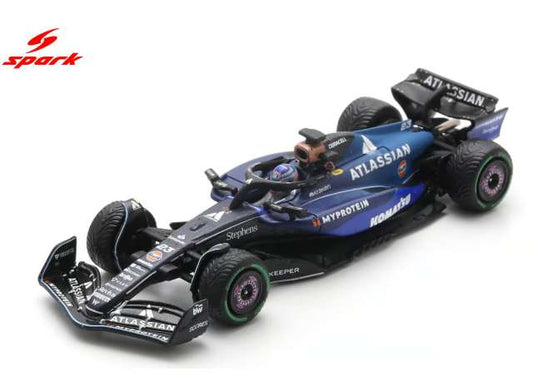 Pre-Order – Williams FW47 #23 Alexander Albon Williams Racing, 5th Australian GP 2025, black/blue 1:64 Spark Model (spaY430) – ETA. September 2026