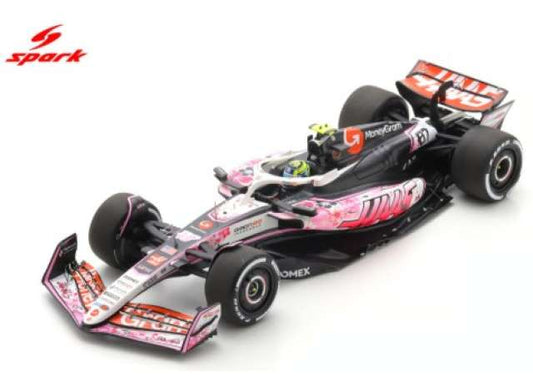 Pre-Order – 2025 Haas VF-25 #87 Oliver Bearman Japanese GP 2025 MoneyGram Haas F1 Team  *Resin Series*, white/red 1:18 Spark Model (spa18S1015) – ETA. September 2026