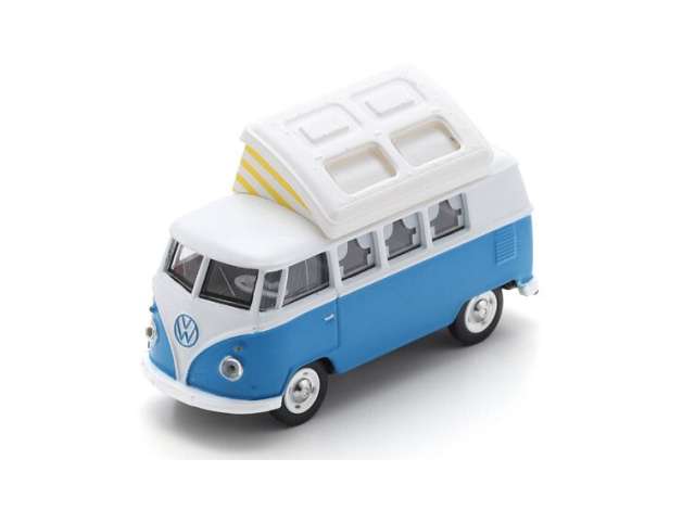 Pre-Order – Volkswagen T1 Campingbus, blue/white 1:64 Schuco Model (schucoS64U00011) – ETA. September 2026