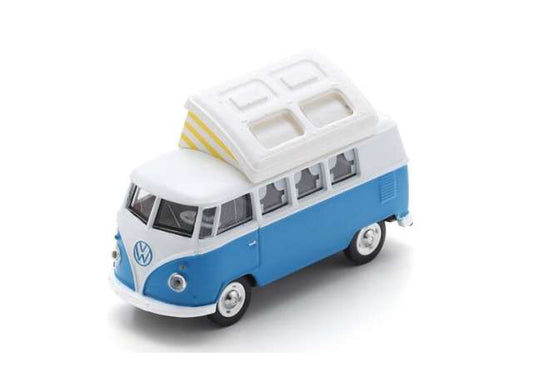 Pre-Order – Volkswagen T1 Campingbus, blue/white 1:64 Schuco Model (schucoS64U00011) – ETA. September 2026