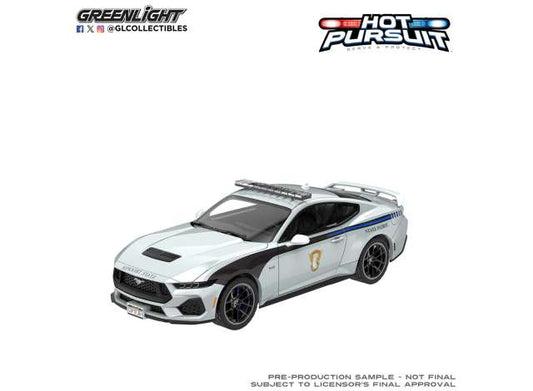 Pre-Order – 2024 Ford Mustang Police Interceptor Colorado State Patrol *90th Anniversary Edition*,  grey 1:64 GreenLight Model (gl30568) – ETA. September 2026