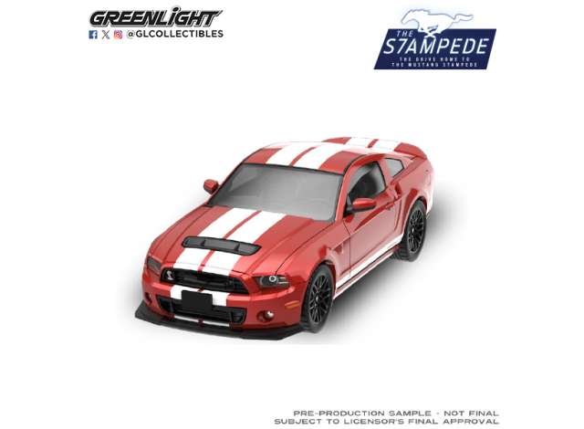 Pre-Order – 2013 Ford Shelby Mustang GT-500 *The Mustang Stampede Series 2*, race red 1:64 GreenLight Model (gl125402E) – ETA. September 2026