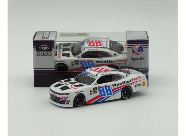 2025 Chevrolet #88 Connor Zilisch *WheatherTech* white/blue/red 1:64 Action Racing Collectibles Model