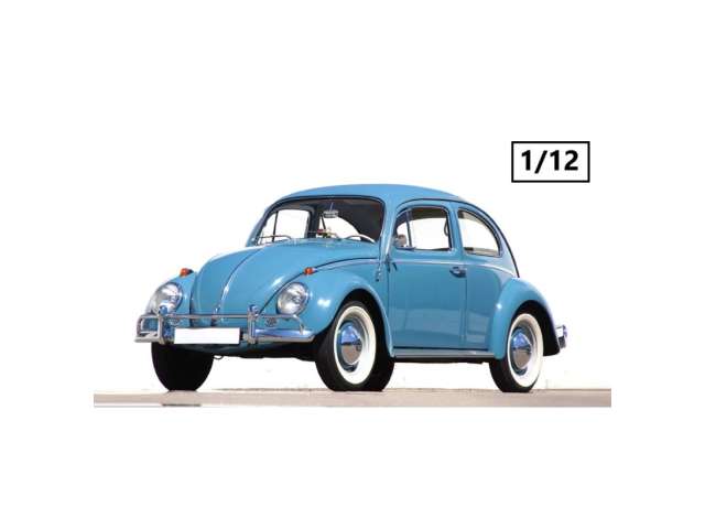 Pre-Order – 1963 Volkswagen 1200 Export, Bahama blue 1:12 Norev Model (nor128420) – ETA. September 2026
