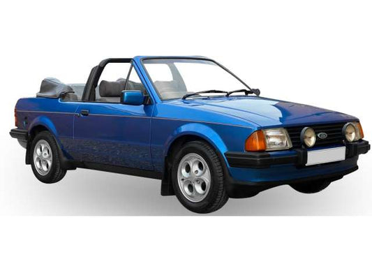 1984 Ford Escort XR3i Cabriolet, azure blue 1:18 SunStar Model (SUN4988R) – ETA. December 2026/January 2027