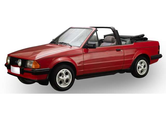 Pre-Order – 1984 Ford Escort XR3i Cabriolet, sunburst red 1:18 SunStar Model (sun4989R) – ETA. September 2026