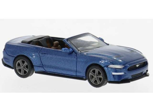 Pre-Order – 2020 Ford Mustang VI Cabriolet, dark blue 1:87 Brekina Model (PCX870564) – ETA. September 2026