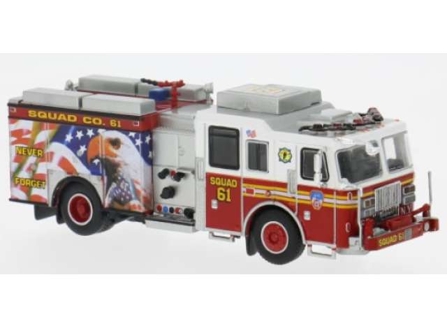 Available To Order – 2013 Seagrave Attacker FDNY *Bronx*, various 1:87 Brekina Model (PCX870842)