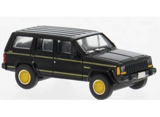 1984 Jeep Cherokee, black 1:87 Brekina Model