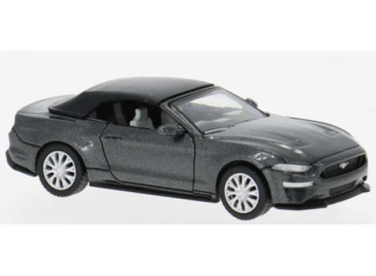 Pre-Order – 2020 Ford Mustang VI Cabriolet, dark grey 1:87 Brekina Model (PCX870567) – ETA. September 2026