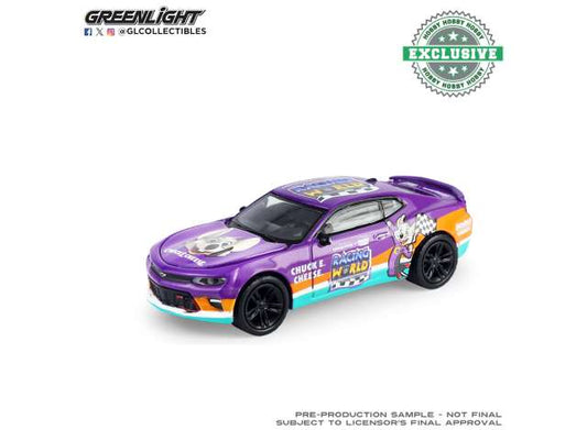 Pre-Order – 2016 Chevrolet Camaro SS Chuck E. Cheese Racing World and Hendrick Motorsports Collaboration, various 1:64 GreenLight Model (gl30569) – ETA. September 2026