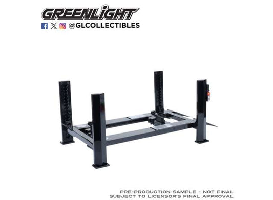 Pre-Order – Four-Post Lift Evergreen, black 1:18 GreenLight Model (gl13709) – ETA. September 2026