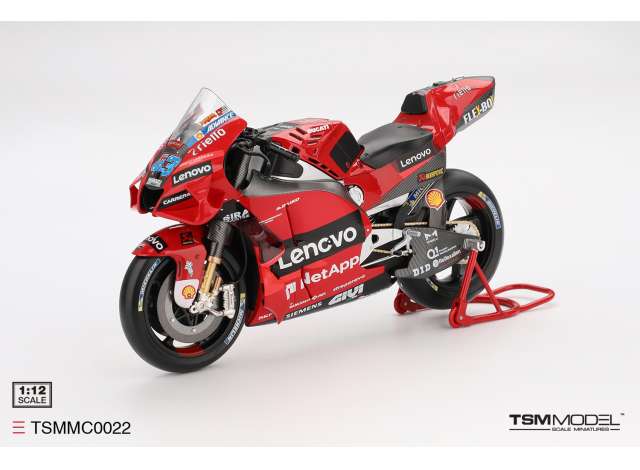 Pre-Order – 2022 Ducati Desmosedici GP22 #43 Ducati Lenovo Team Moto GP Gran Premio D`Italia, red 1:12 TrueScale Model (TSMMC0022) – ETA. September 2026