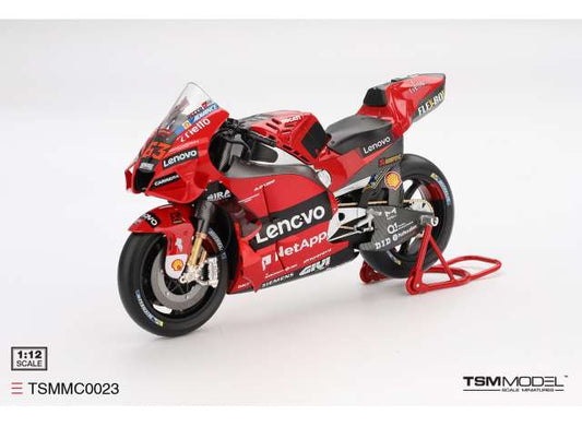 Pre-Order – 2022 Ducati Desmosedici GP22 #63 Ducati Lenovo Team Moto GP Gran Premio D`Italia, red 1:12 TrueScale Model (TSMMC0023) – ETA. September 2026