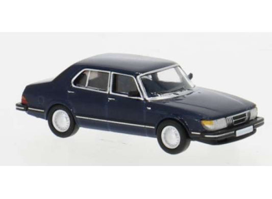 1981 Saab 900 Limousine, dark blue 1:87 Brekina Model