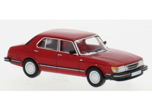 1981 Saab 900 Limousine, red 1:87 Brekina Model