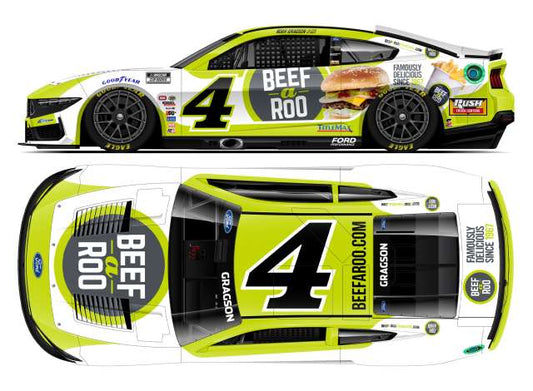 2025 Ford Mustang Dark Horse #4 Noah Gragson *Beef a Roo*, green/white 1:64 Action Racing Collectibles Model