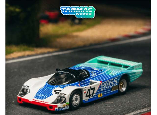 Pre-Order – Porsche 956 #47 Le Mans 1984, blue/white/red 1:64 Tarmac Model (TC-T64S-019-84LM47) – ETA. September 2026