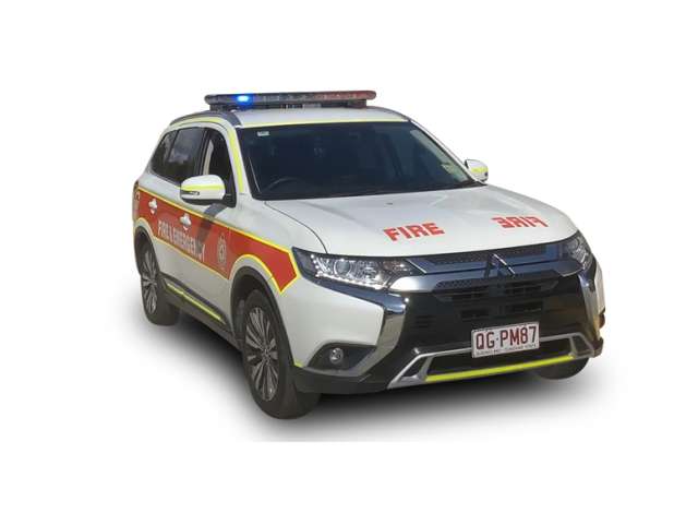 Pre-Order – 2019 Mitsubishi Outlander *Queensland Fire and Emergency Service*, white/red 1:43 Vitesse SunStar Model (vss29403) – ETA. September 2026