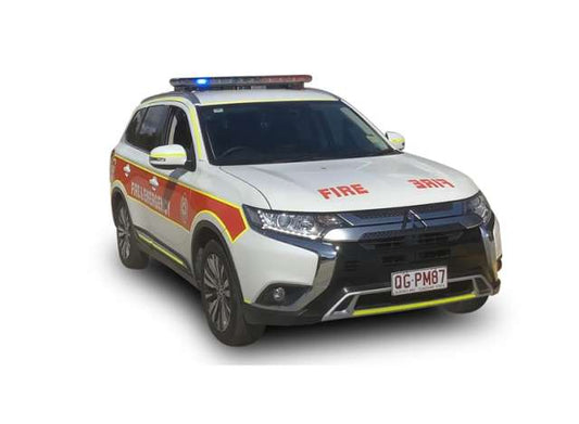 Pre-Order – 2019 Mitsubishi Outlander *Queensland Fire and Emergency Service*, white/red 1:43 Vitesse SunStar Model (vss29403) – ETA. September 2026