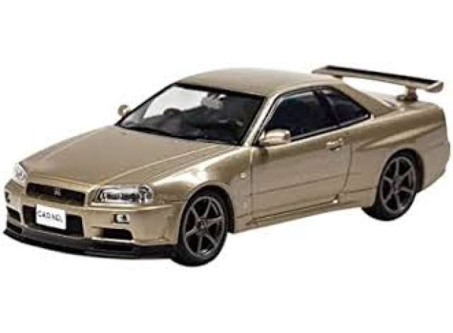 2002 Nissan Skyline GT-R Mspec Nur (BNR34), silica brass 1:43 Carnel Model