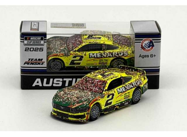 2025 Ford Mustang #2 Austin Cindric *Menards/Quaker State*, green 1:64 Action Racing Collectibles Model