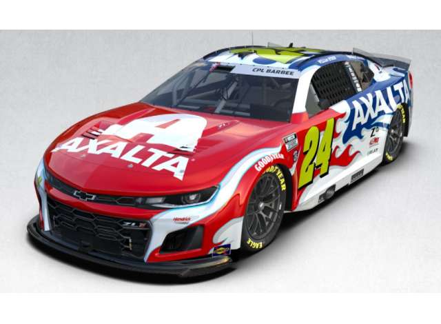 2025 Chevrolet #24 William Byron *Axalta Patriotic*, red/white/blue 1:64 Action Racing Collectibles Model