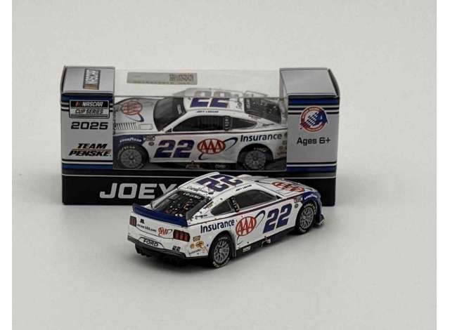 2025 Ford Mustang #22 Joey Logano *AAA Insurance*, blue/red/white 1:64 Action Racing Collectibles Model