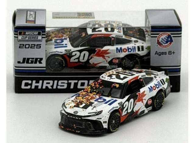 20235 Toyota Camry XSE #20 Christopher Bell *Mobil 1*, green/red/white 1:64 Action Racing Collectibles Model