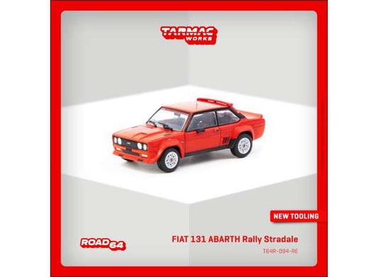 Pre-Order – Fiat 131 Abarth Rally Stradale, red 1:64 Tarmac Model (TC-T64R-094-RE) – ETA. September 2026