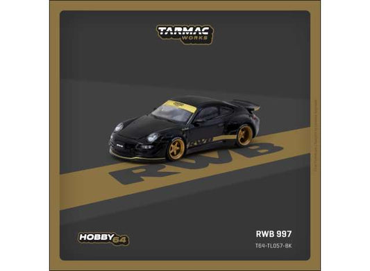 Pre-Order – RWB 997, black 1:64 Tarmac Model (TC-T64-TL057-BK) – ETA. September 2026