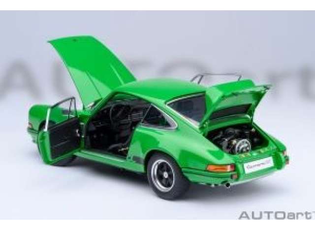 Porsche 911 Carrera 2.7 RS, viper green with black stripes 1:18 AutoArt Model