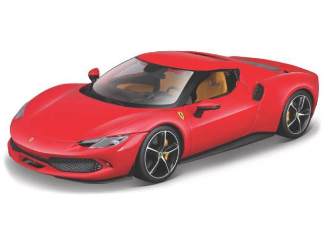 2023 Ferrari 296 GTB, red 1:18 Bburago Model