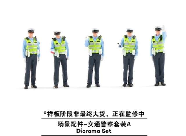 Pre-Order – XCARTOYS Traffic Police Set A (5 figures), various 1:64 XCartoys Model (XcarX28Police) – ETA. July/August 2026