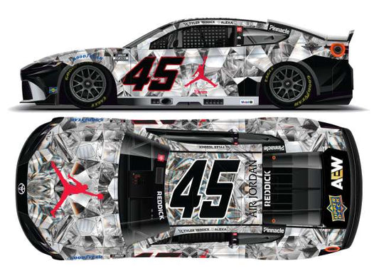 2025 Toyota Camry XSE #45 Tyler Reddick *Jordan Brand Crystal* black/white/red 1:64 Action Racing Collectibles Model