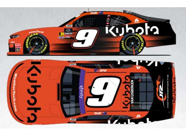 2025 Chevrolet #9 Shane Van Gisbergen *Kubota*, red 1:64 Action Racing Collectibles Model
