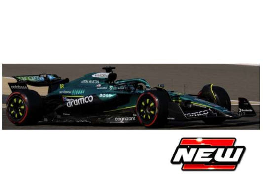 Pre-Order – 2025 Aston Martin AMR 25 #18 Lance Stroll with figure, black/silver/turquoise 1:24 Bburago Model (bura28071S) – ETA. July/August 2026