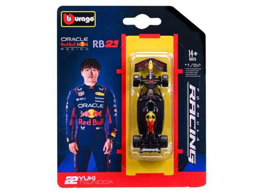 2025 Red Bull RB21 #22 Yuki Tsunoda 1:64 Bburago Model Car (BUR58003T)